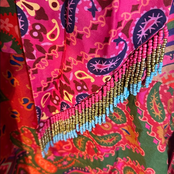 FARM Rio Vibrant Pink and Green dress - Picture 10 of 11